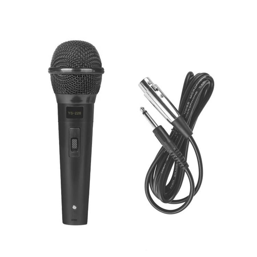 YS-226 Separate Wired Dynamic Microphone, Specification:6.35mm(Black)