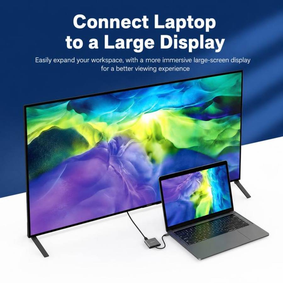 Blueendless HD201 Type-C to Dual HDMI 4K 60Hz Docking Station