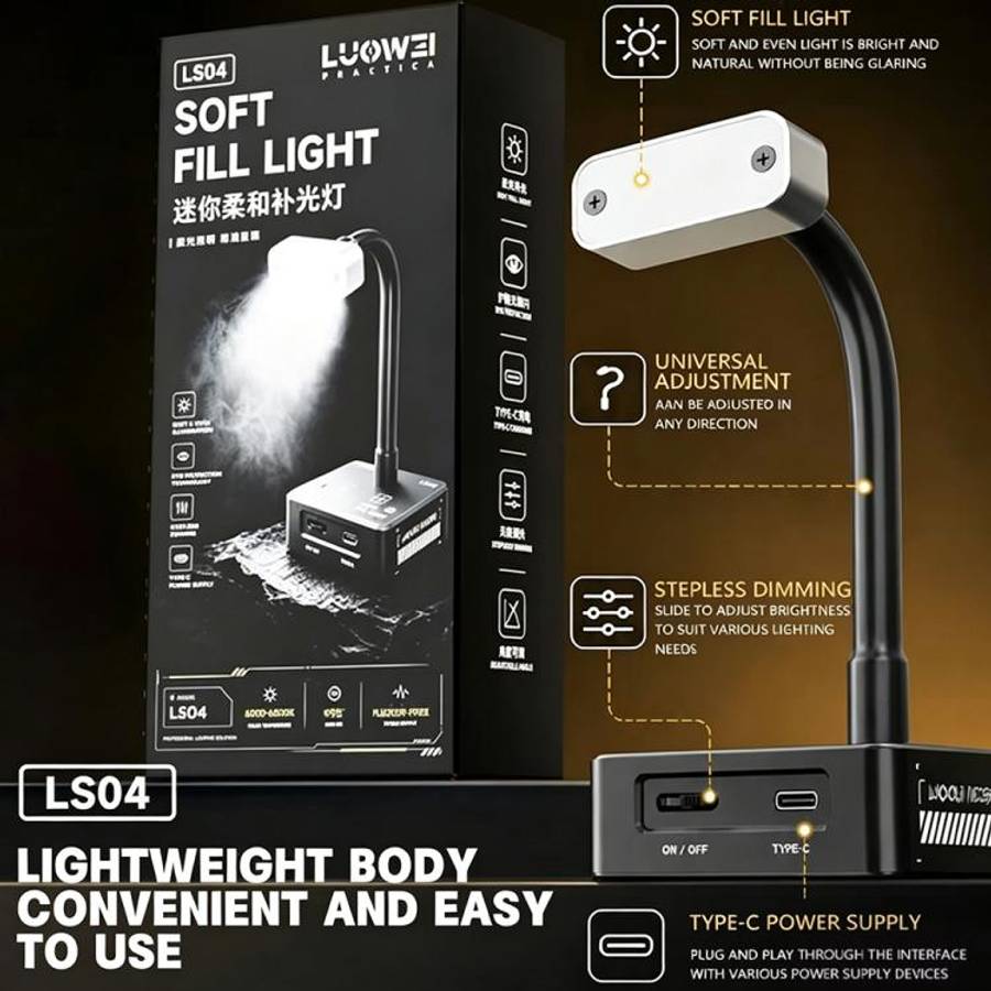 LUOWEI LS-04 Mini Soft Fill Light