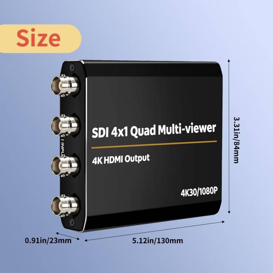 NK-H14  3G SDI 4x1 4K30 Multi-Viewer with HDMI Output