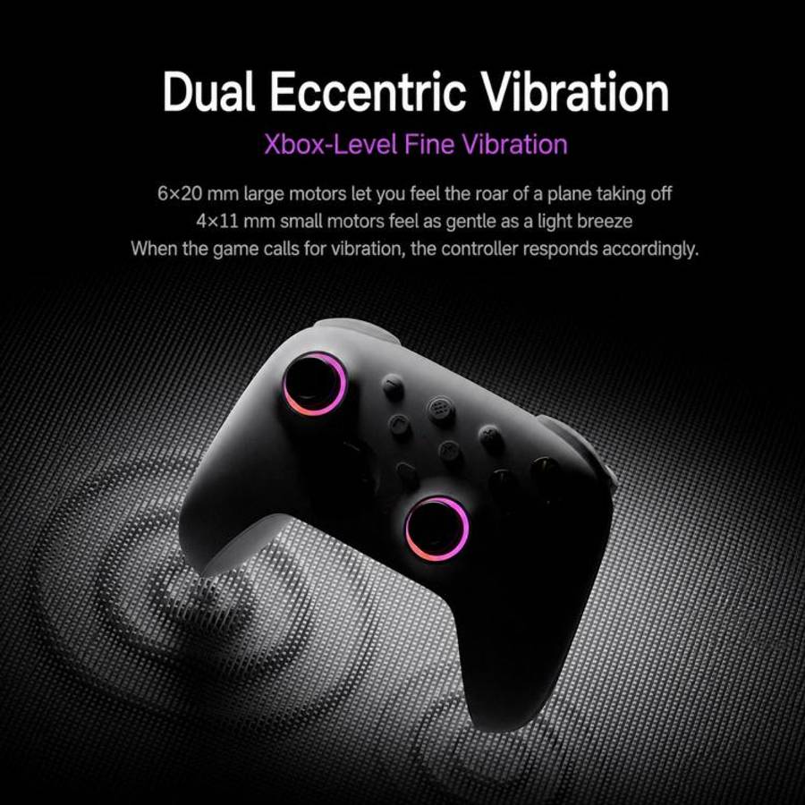 8BitDo Orion Bluetooth Gaming Controller with RGB Lighting(White)