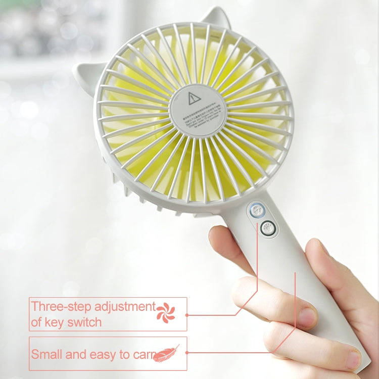N10 Multi-function Handheld Desktop Holder Electric Fan, with 3 Speed Control (Sapphire Blue)