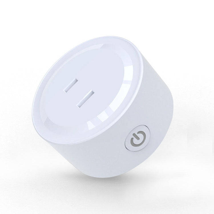 10A Round Shape WiFi Mini Plug APP Remote Control Timer Smart Socket, Support Alexa & Google Home...