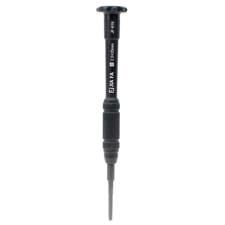 JIAFA JF-619-2.5 Hollow Cross Tip 2.5 x 30mm Repair Middle Bezel Screwdriver for iPhone(Black)