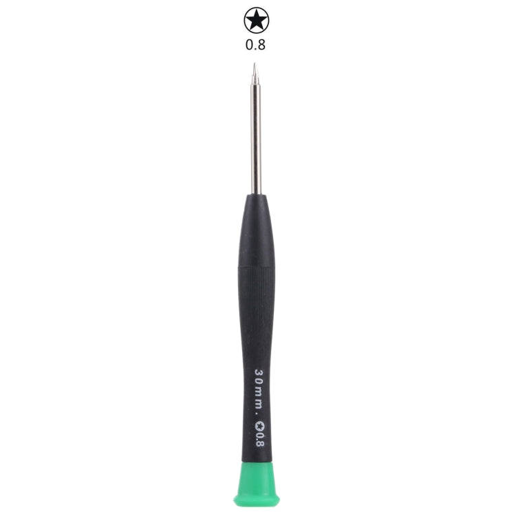 JIAFA JF-614 0.8 Metal + Plastic Mobile Phone Repair Tool Five Star Screwdriver(Green)