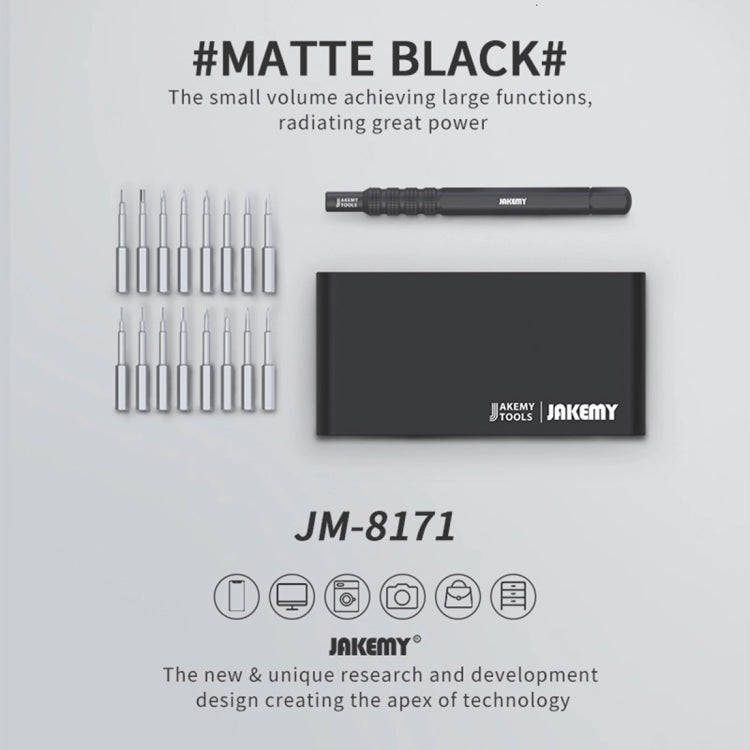 JAKEMY JM-8171 Professional Multifunctional Screwdriver Set Precision Hand Tools