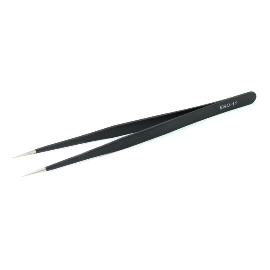 JIAFA JF-8118 9 in 1 Anti-static Precision Tweezers Set with Bag(Black)