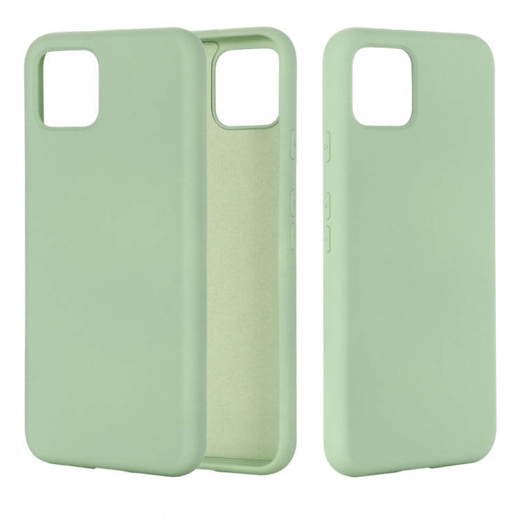 Solid Color Liquid Silicone Shockproof Full Coverage Case for Google Pixel 4XL (Green)