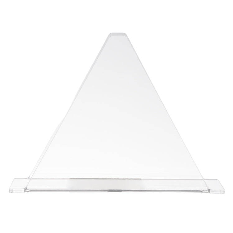 YX014-1 Acrylic Triangular Table Paper Towel Organizer (Transparent)