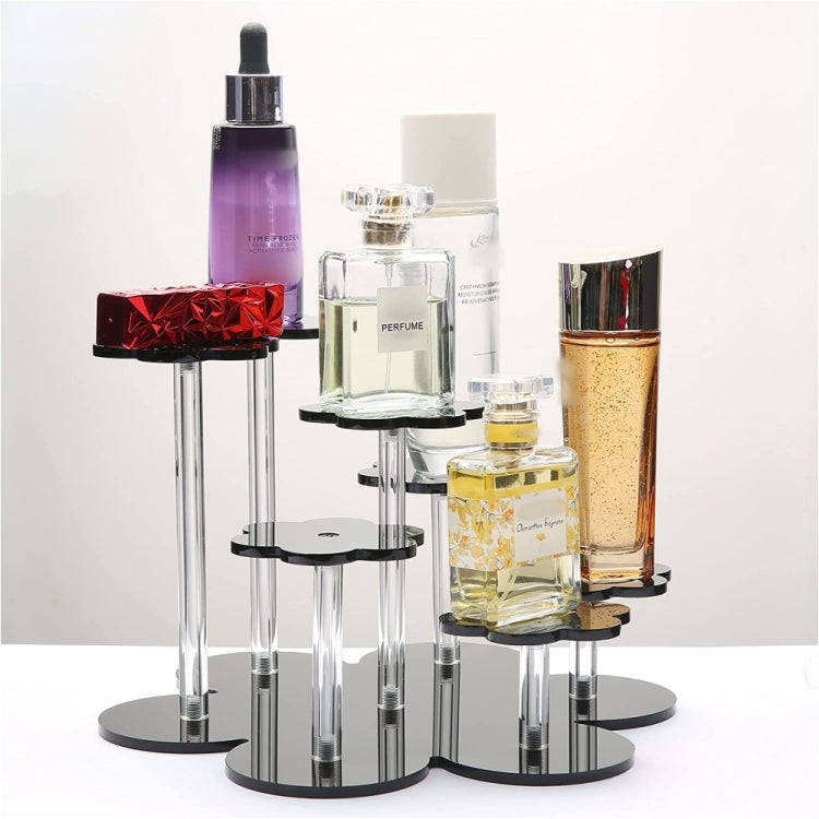 YX046 Acrylic Figure Display Stand Cupcake Cosmetics Display Stand (Black)
