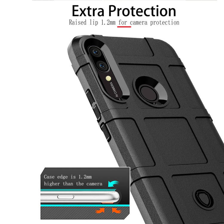 Shockproof Protector Cover Full Coverage Silicone Case for Huawei P Smart Z (Black)