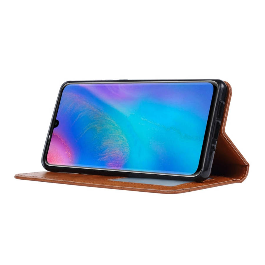 Knead Skin Texture Horizontal Flip Leather Case for Huawei P30 Pro, with Photo Frame & Holder & C...