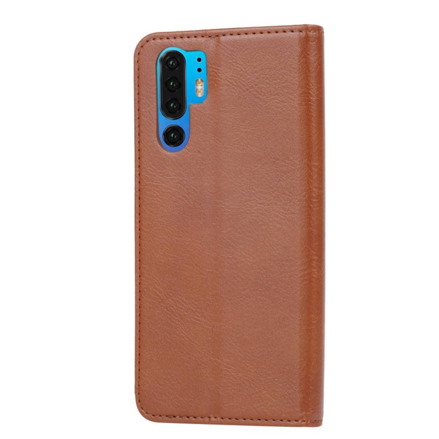 Knead Skin Texture Horizontal Flip Leather Case for Huawei P30 Pro, with Photo Frame & Holder & C...