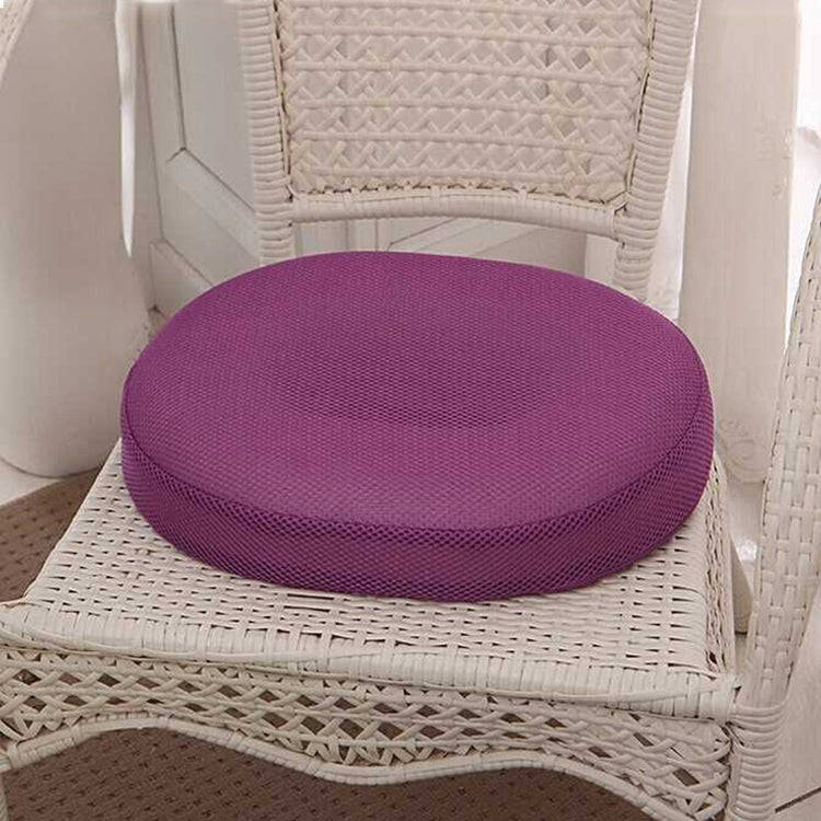Office Hollow Rebound Health Haemorrhoid Prevention Cushion Buttock Seat, Size: 40x32x7cm(Purple)