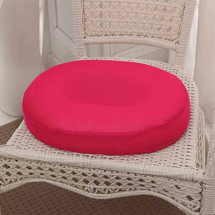 Office Hollow Rebound Health Haemorrhoid Prevention Cushion Buttock Seat, Size: 40x32x7cm(Rose Red)