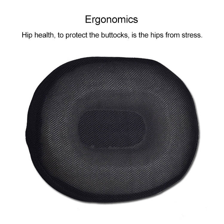 Office Hollow Rebound Health Haemorrhoid Prevention Cushion Buttock Seat, Size: 40x32x7cm(Rose Red)