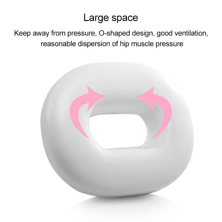 Office Hollow Rebound Health Haemorrhoid Prevention Cushion Buttock Seat, Size: 40x32x7cm(Rose Red)
