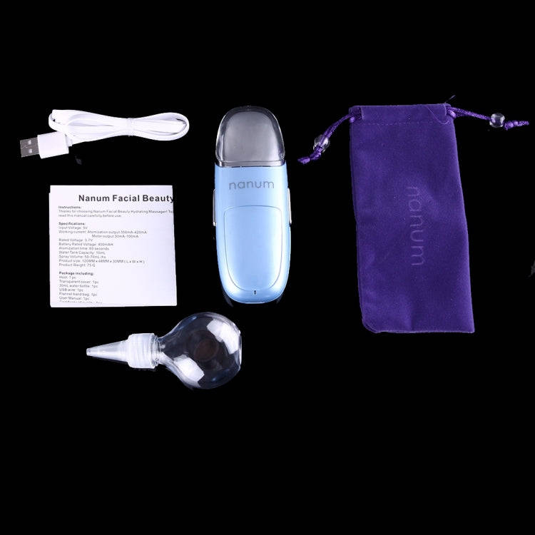 Nanum Facial Beauty Hydrating Massager Mini Skin Care Water Spraying Misting Humidifier / Automat...