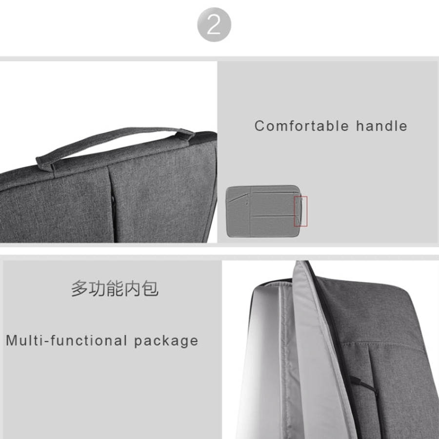 Universal Multiple Pockets Wearable Oxford Cloth Soft Portable Simple Business Laptop Tablet Bag,...