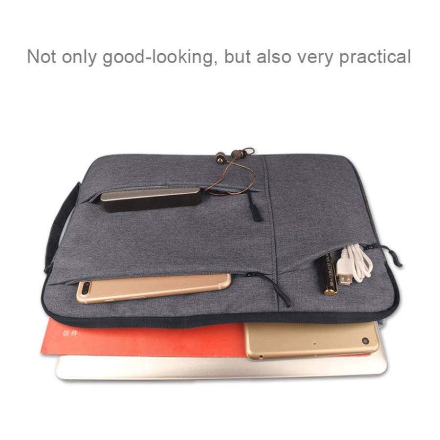 Universal Multiple Pockets Wearable Oxford Cloth Soft Portable Simple Business Laptop Tablet Bag,...