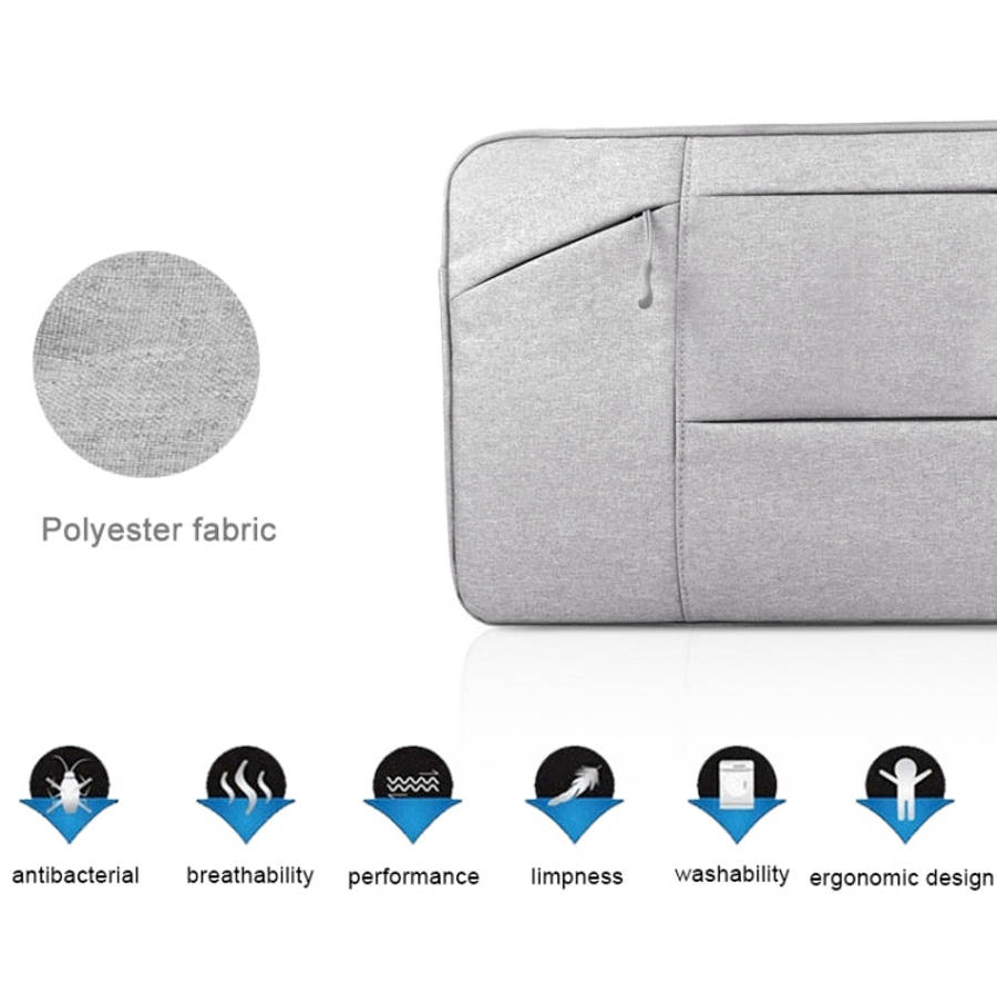 Universal Multiple Pockets Wearable Oxford Cloth Soft Portable Simple Business Laptop Tablet Bag,...