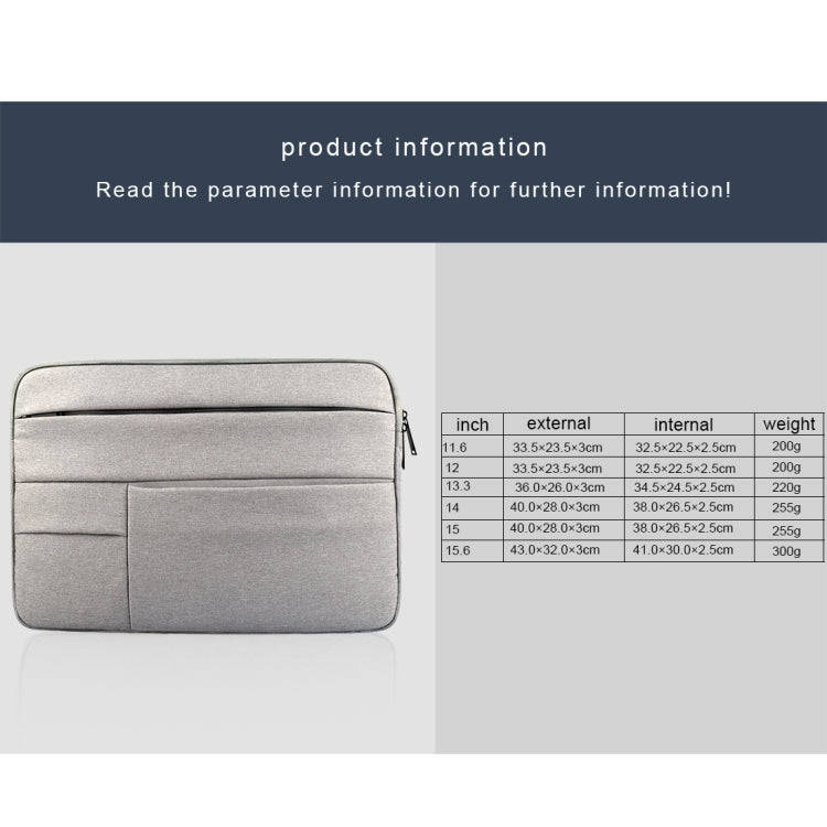 Universal Multiple Pockets Wearable Oxford Cloth Soft Portable Leisurely Laptop Tablet Bag, For 1...