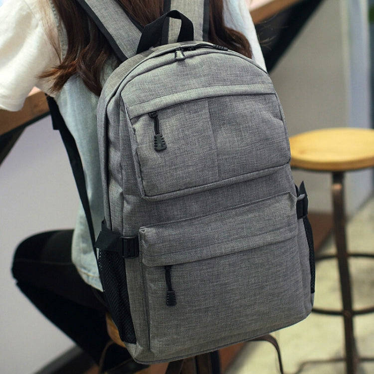 Universal Multi-Function Oxford Cloth Laptop Shoulders Bag Backpack with External USB Charging Po...
