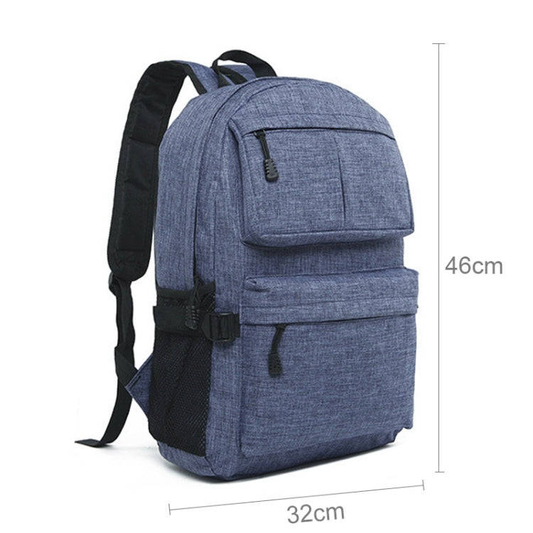 Universal Multi-Function Oxford Cloth Laptop Shoulders Bag Backpack with External USB Charging Po...