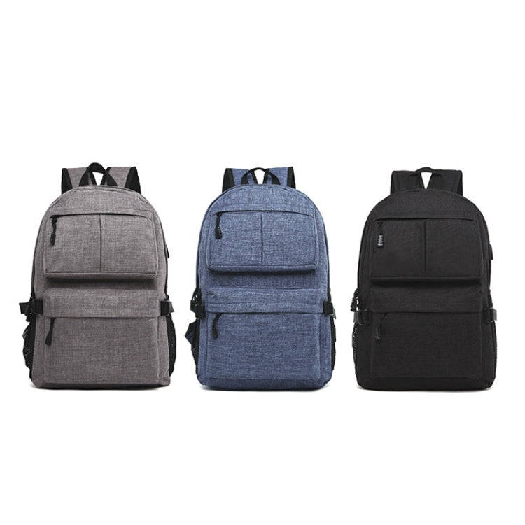 Universal Multi-Function Oxford Cloth Laptop Shoulders Bag Backpack with External USB Charging Po...