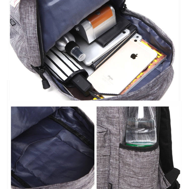 Universal Multi-Function Canvas Cloth Laptop Computer Shoulders Backpack Students Bag for 13-15 i...