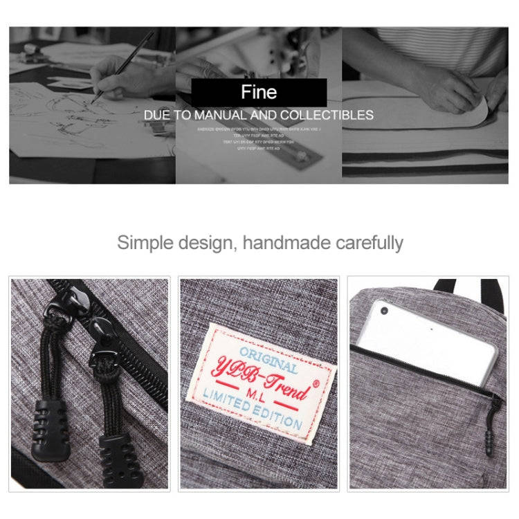 Universal Multi-Function Canvas Cloth Laptop Computer Shoulders Backpack Students Bag for 13-15 i...