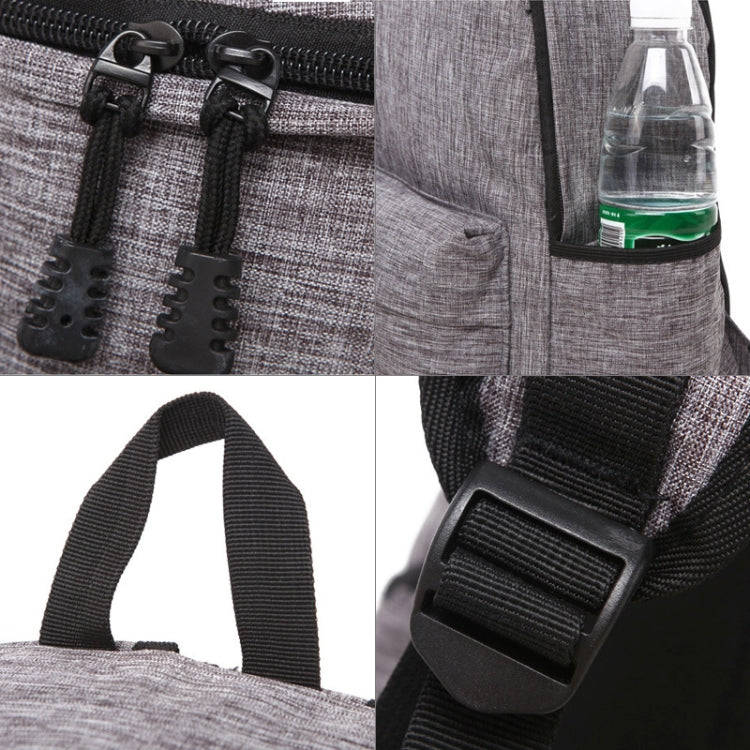 Universal Multi-Function Canvas Laptop Computer Shoulders Bag Leisurely Backpack Students Bag, Sm...