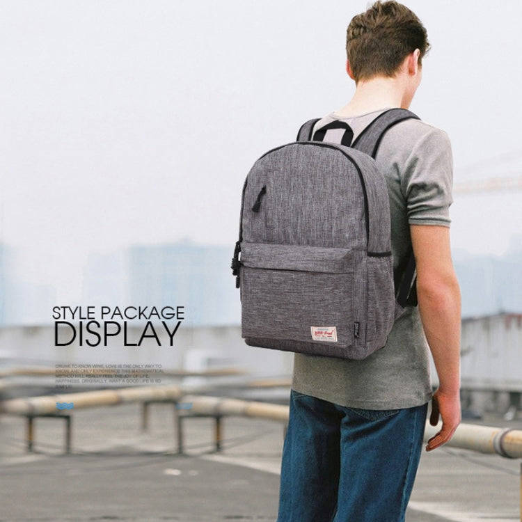 Universal Multi-Function Canvas Laptop Computer Shoulders Bag Leisurely Backpack Students Bag, Sm...