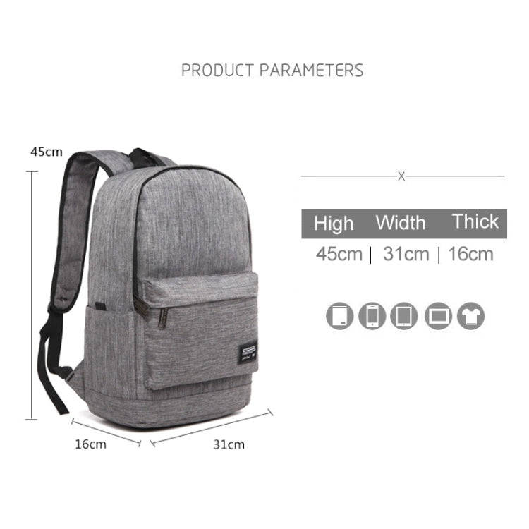 Universal Multi-Function Oxford Cloth Laptop Shoulders Bag Backpack with External USB Charging Po...