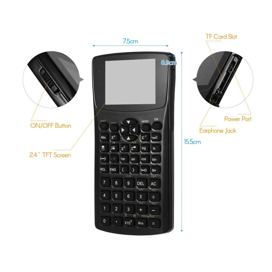 2.4 inch Display Screen Anti-peeping Scientific Calculator, Support Sound Recording / Radio / Mus...