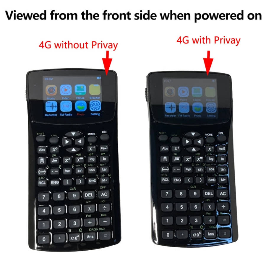2.4 inch Display Screen Anti-peeping Scientific Calculator, Support Sound Recording / Radio / Mus...