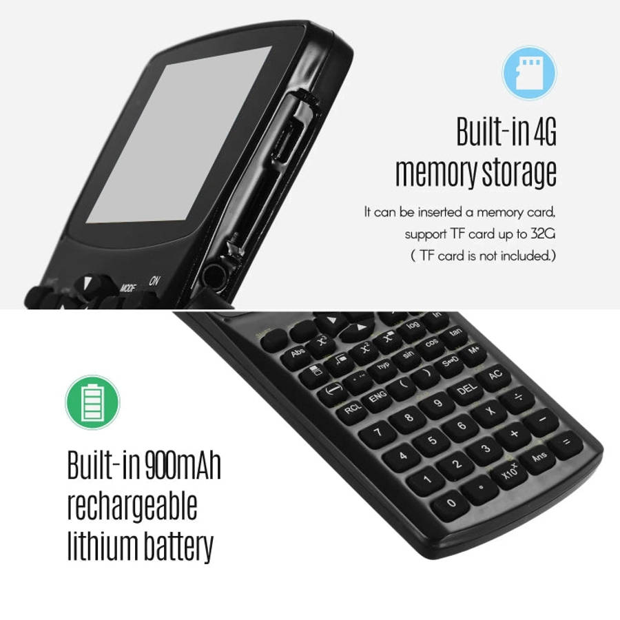 2.4 inch Display Screen Anti-peeping Scientific Calculator, Support Sound Recording / Radio / Mus...