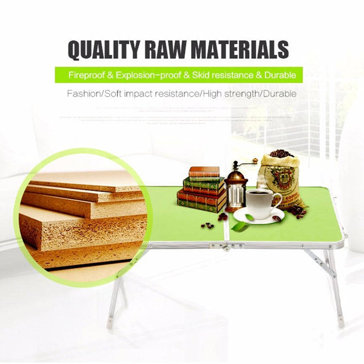 Plastic Mat Adjustable Portable Laptop Table Folding Stand Computer Reading Desk Bed Tray (Sapphi...