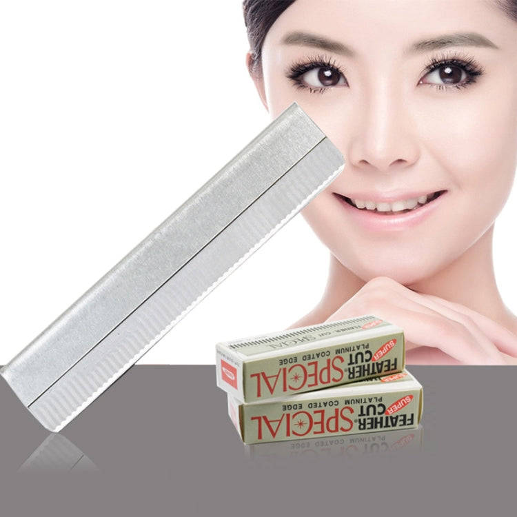 10 PCS Professional Hairdressing Tools Scraper Blade Eyebrow Trimmer Shaving Scratching Hair Feat...