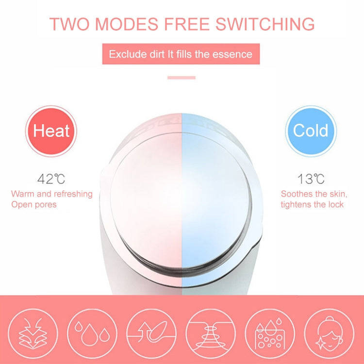 Multi-functional Household Beauty and Body Apparatus Facial Ion Importer (Pink)