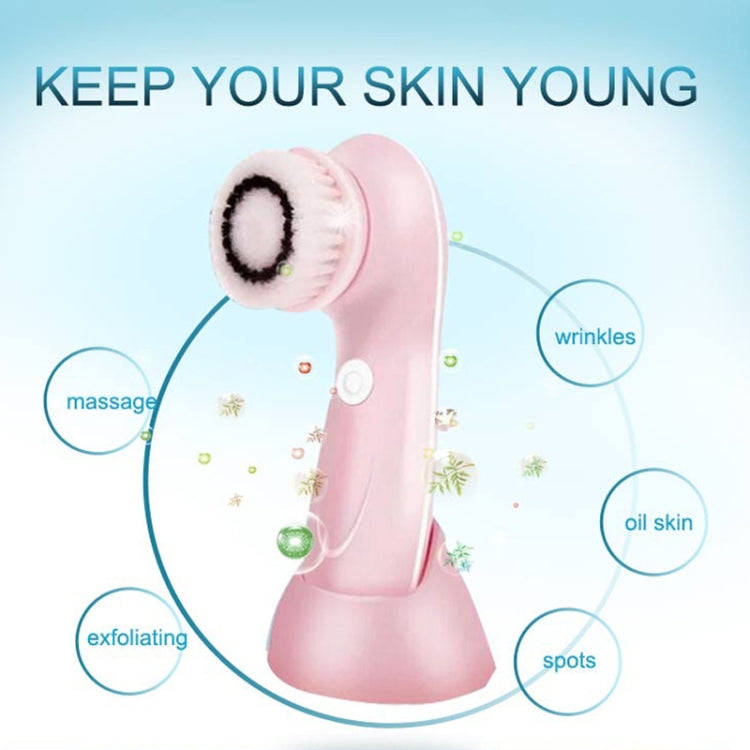 3 in 1 USB Charging Electronic Cleaning Face Beauty Instrument Pores Nose Blackhead Facial Cleans...