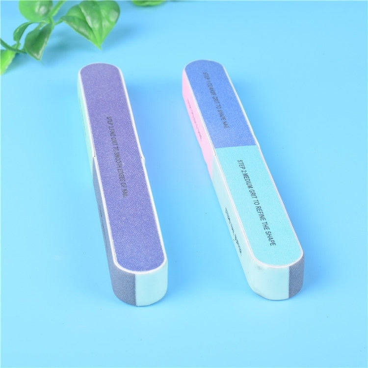 10pcs Seven Sided Polishing Bar Nail File Buffers Polisher for Fingernails and Toenails