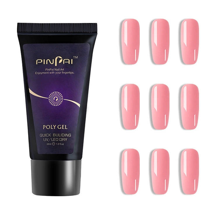 30g Nail Glue Manicure Art Rapid Extension Glue Painless Gel Extended Nail Builder Phototherapy C...