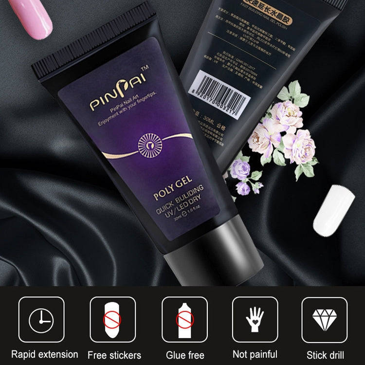 30g Nail Glue Manicure Art Rapid Extension Glue Painless Gel Extended Nail Builder Phototherapy C...
