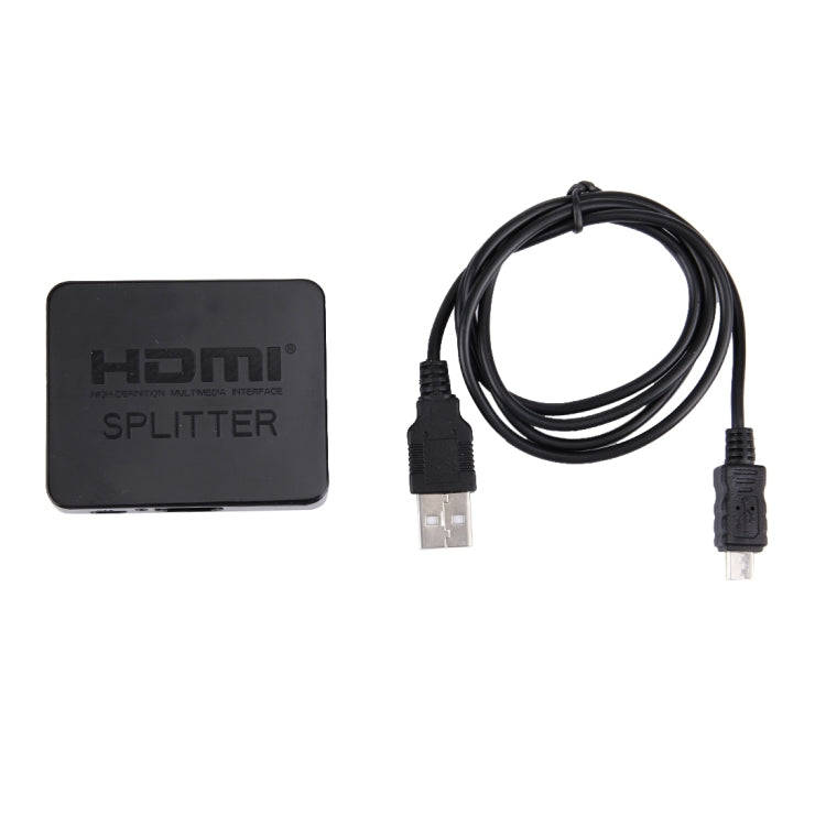 4K HDMI Splitter Full HD 1080p Video HDMI Switch Switcher 1x2 Split Out Amplifier Dual Display fo...