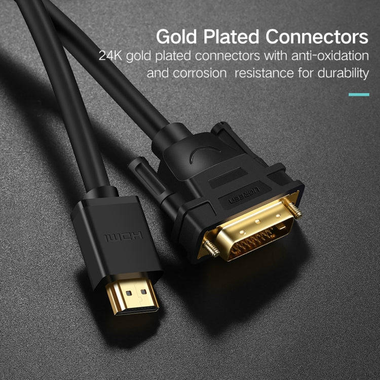 UGREEN DVI D(24+1) Male to HDMI Male HD 2K Two-way Interchanging Line,Length: 1.5m