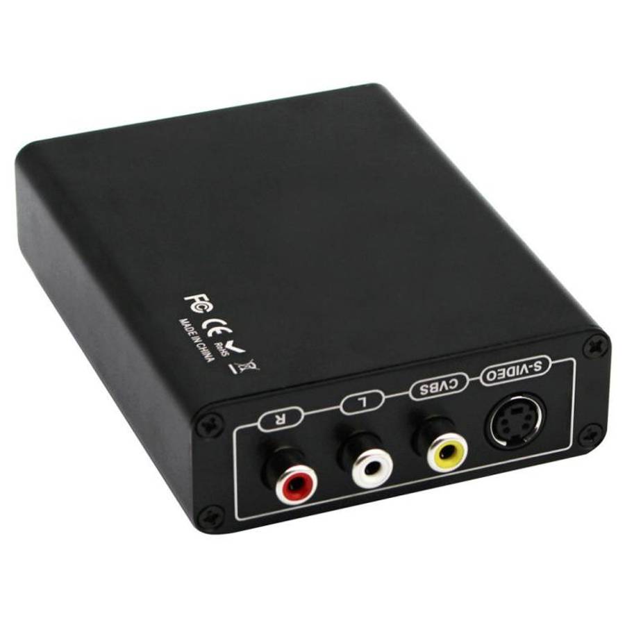 HDMI to Composite / AV S-Video Converter RCA CVBS/L/R Video Converter Adapter, AU Plug