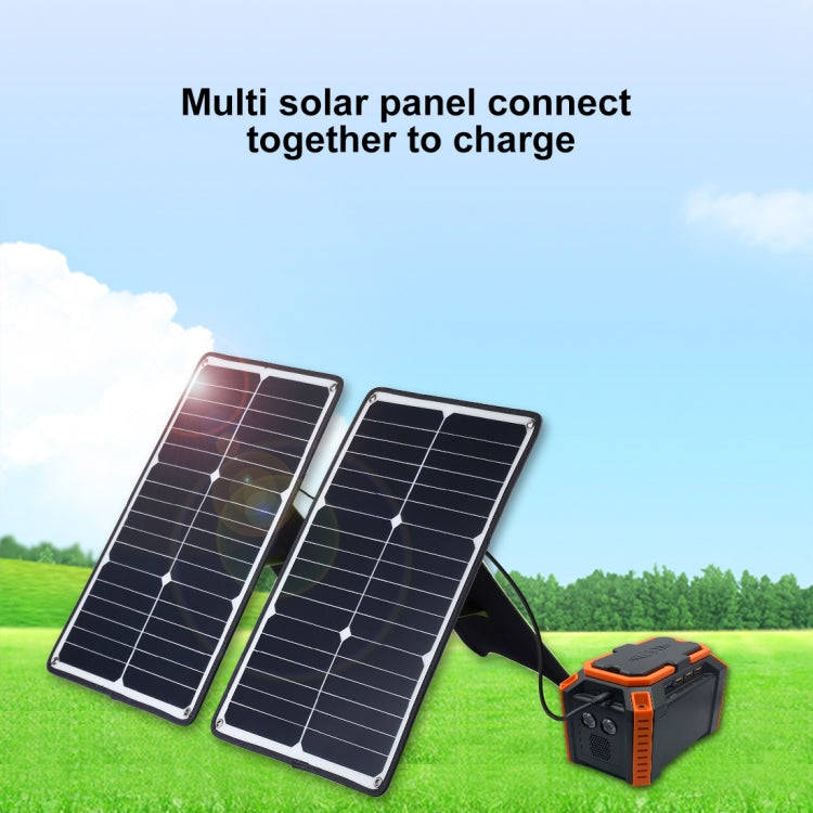 HAWEEL Portable 20W Monocrystalline Silicon Solar Power Panel Charger, with USB Port & Holder & T...