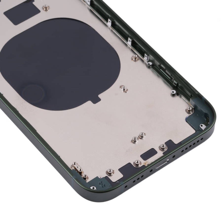 Frosted Frame Back Housing Cover with Appearance Imitation of iP13 Pro for iPhone 11(Green)