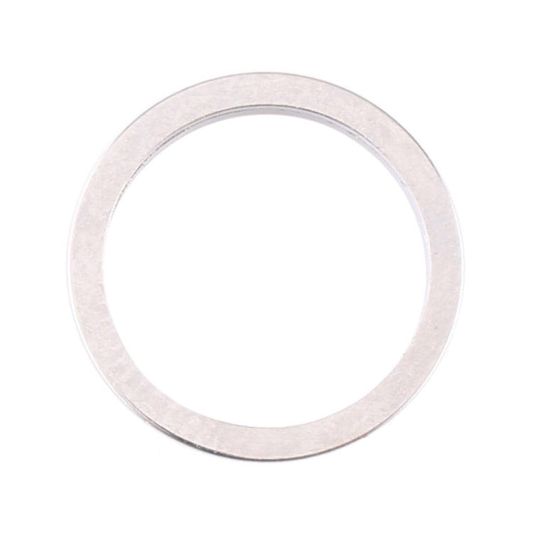 3 PCS Rear Camera Glass Lens Metal Protector Hoop Ring for iPhone 12 Pro(Silver)